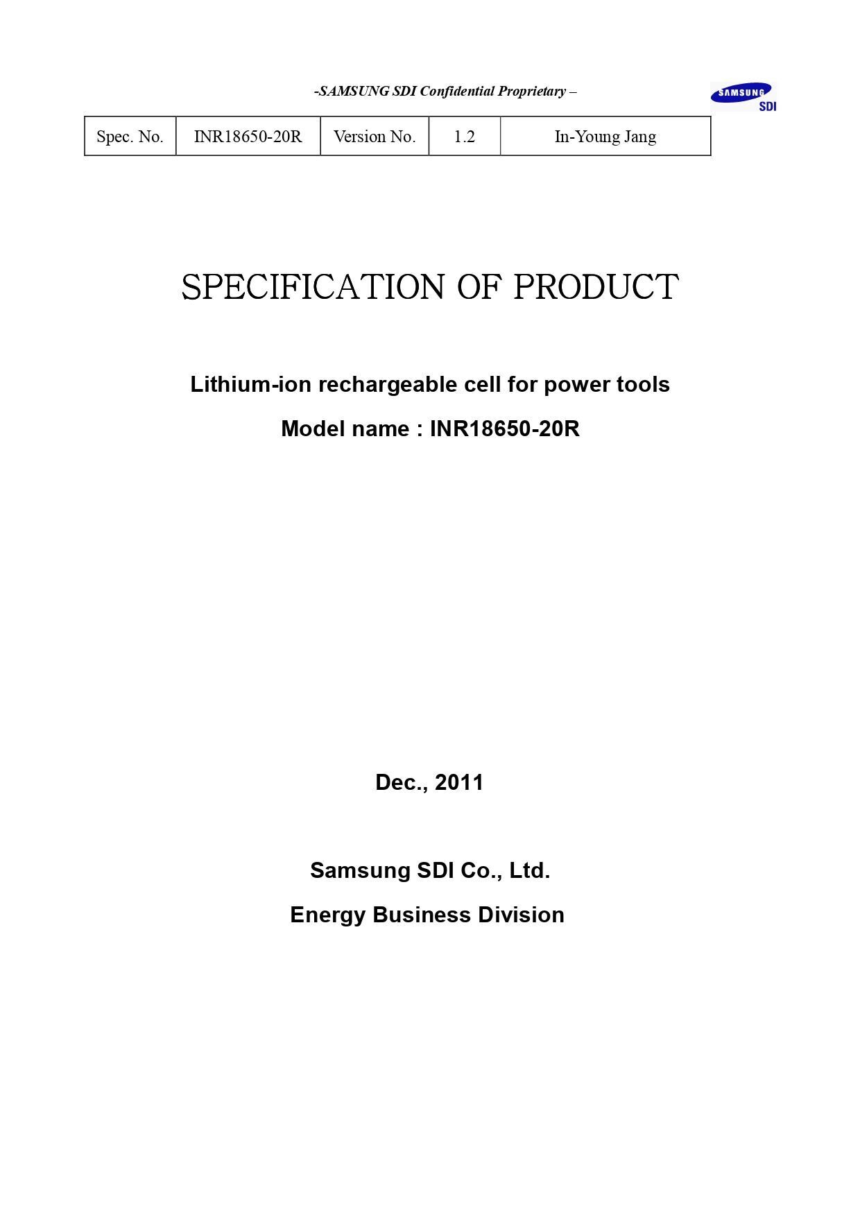 Samsung INR18650-20R 2000mAh - 22A_page-0001